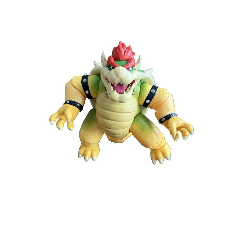 Nintendo The Super Mario Bros. Movie Bowser Figure with Fire Breathing Effect